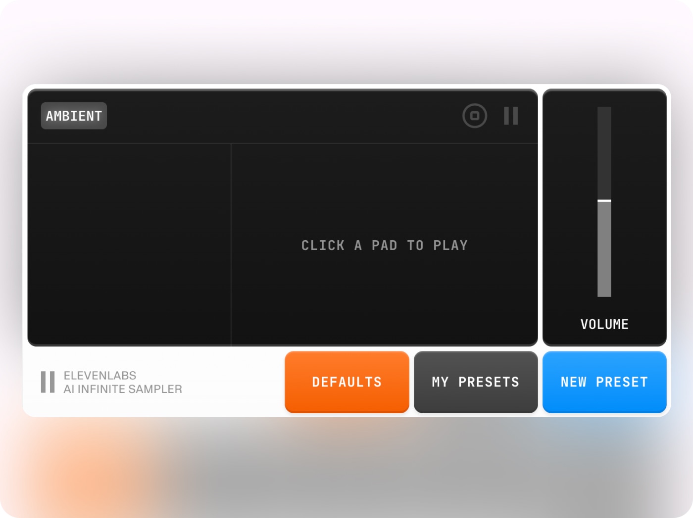 Cliquez sur un pad pour jouer